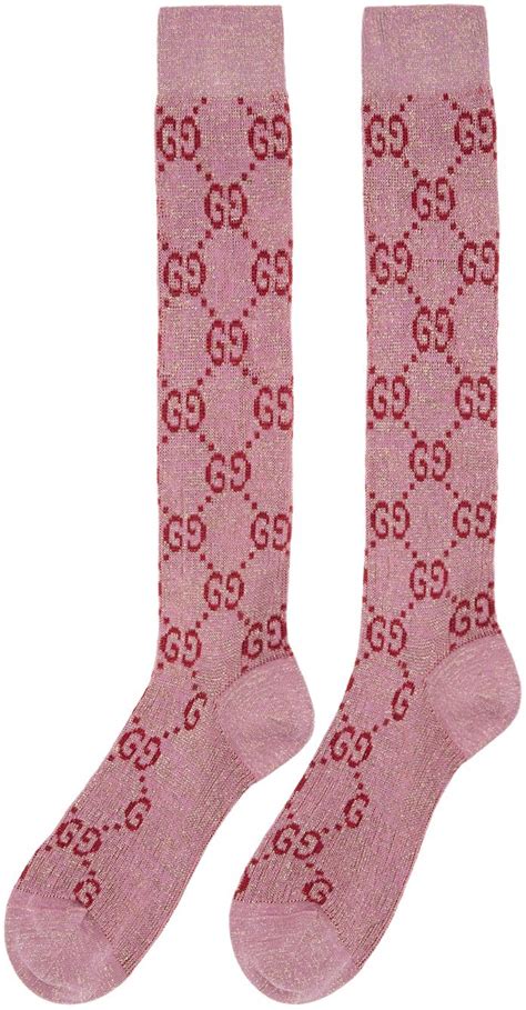 pink gucci sock